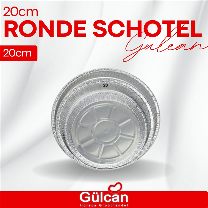Ronde Schotel 20cm 100 Stk
