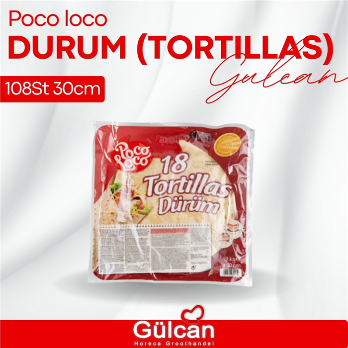 Durum (tortillas) poco loco 108St 30cm