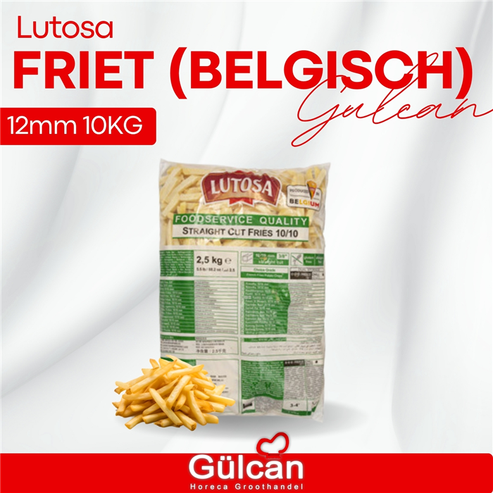 Lutosa friet (Belgisch) 12mm 10KG