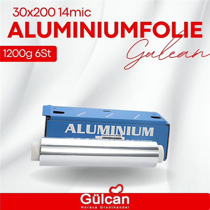 Aluminiumfolie 30x200 14mic 1200g 