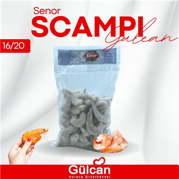 Gepelde scampi 16/20 1KG 10d