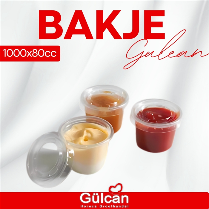 Bakje Voor Saus 80 Cc*1000 Stk