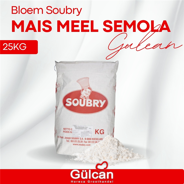 Soubry bloem mais meel semola 25KG