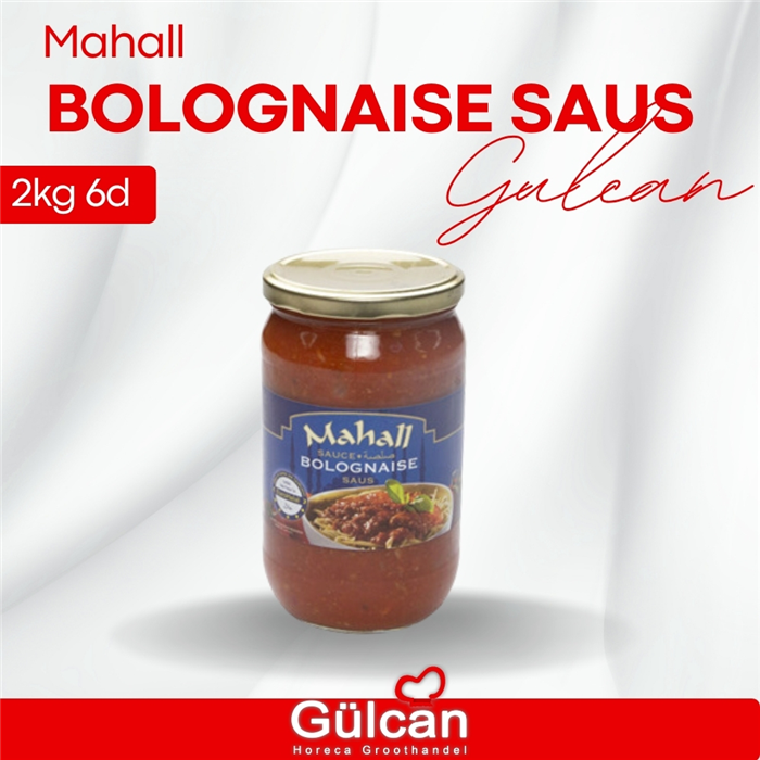 Mahall (buyuk/grote) bolognaisesaus (halal) 2KG