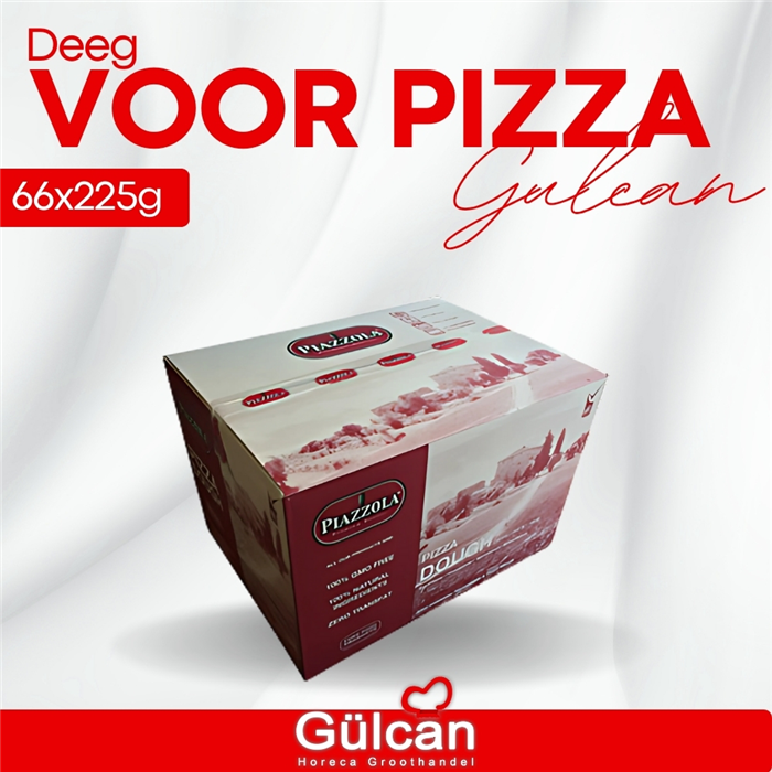 Piazzola pizzadeeg 66x225g