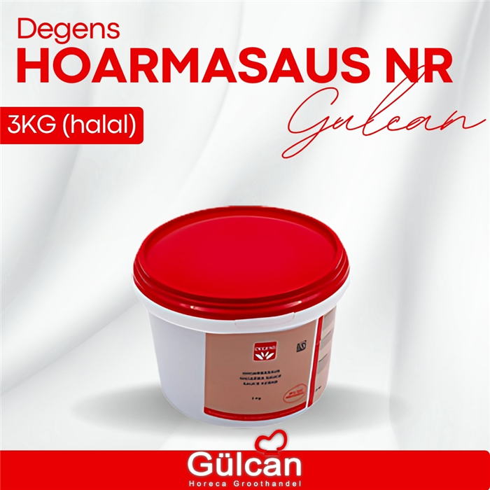 Degens shoarmasaus nr 3KG (halal)