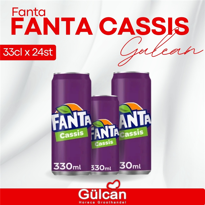 Fanta Cassis 24x33cl