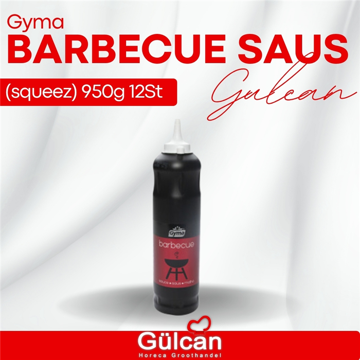 Gyma 950g barbecue saus (squeez)