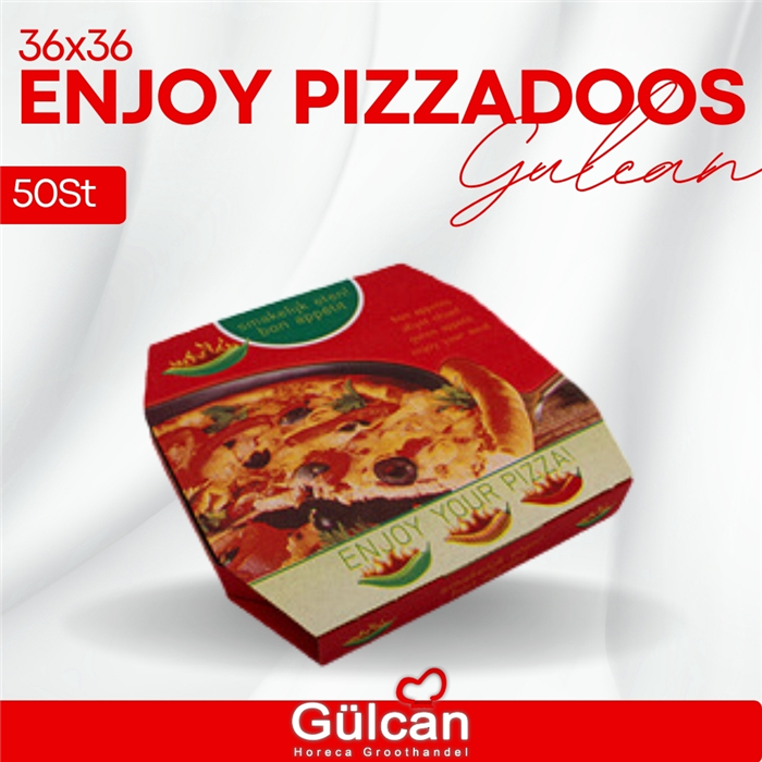 Enjoy Pizzadoos 36x36 50st