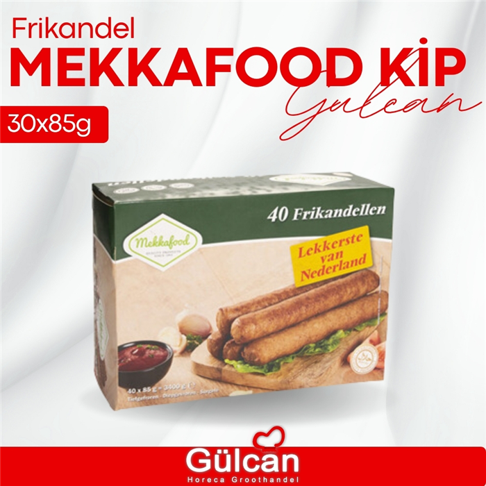 Mekkafood kip frikandel 30x85g