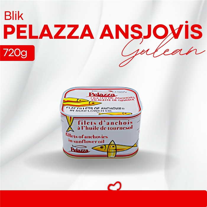 Blik pelazza ansjovis 720g