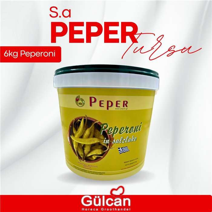 Peper S.a tursu 6KG  Peperoni 