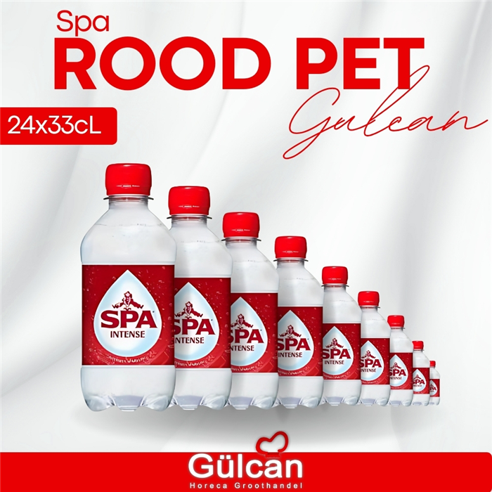 Spa rood PET 24x33cL