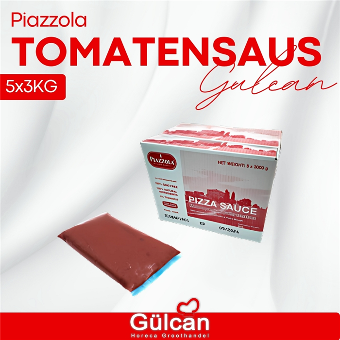 Piazzola tomatensaus 5x3KG