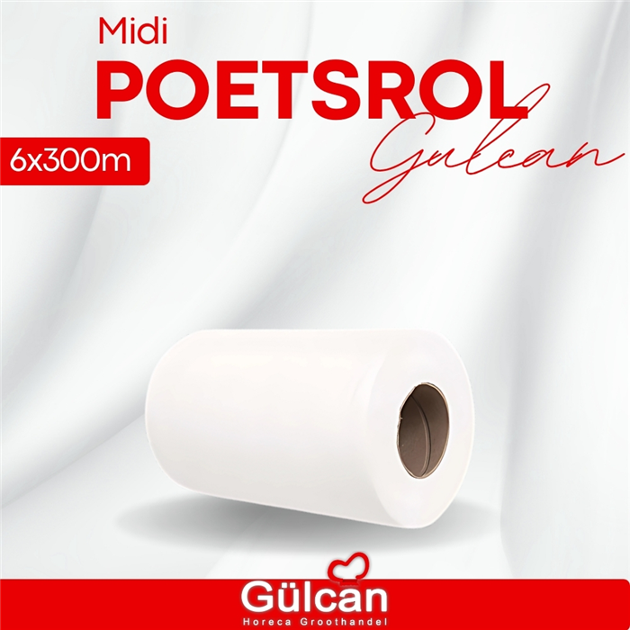 Poetsrol Midi X300m 6 Stk