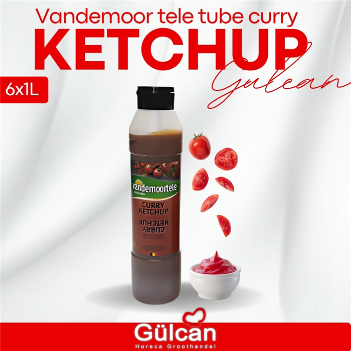 Vandemoortele tube curry ketchup 1L