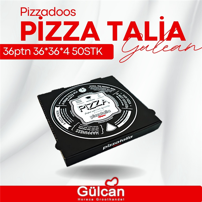 Pizza talia pizzadoos 36ptn 36x36x4cm 50St