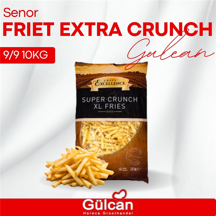 Senor friet extra crunch 9/9 10KG