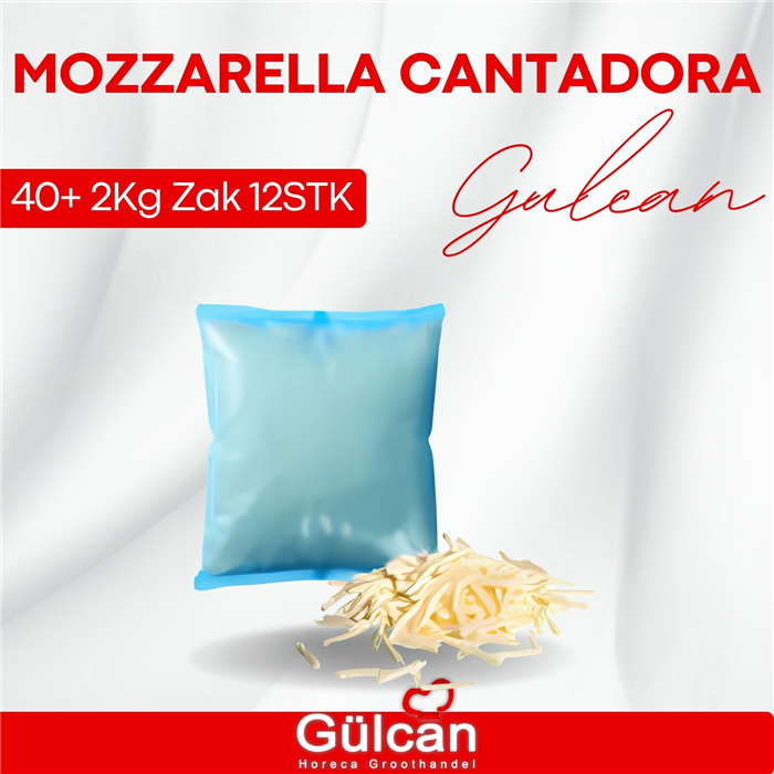 Mozzarella Kaas ( Mavi) Blauw Cantadora (+40) 2 Kg