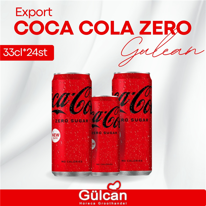 Export coca cola zero 33cl x 24st