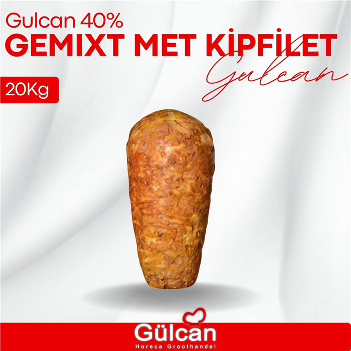 Gemixt met kipfilet  mix 40% 20KG