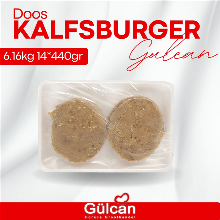 Kalfsburger 6.16KG 14x440gr doos