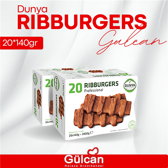 Dunya Ribburgers 20x140gr