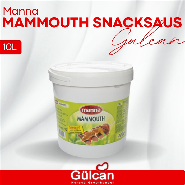 Manna mammouth snacksaus 10L