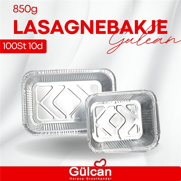 Lasagnebakje 850g 100st