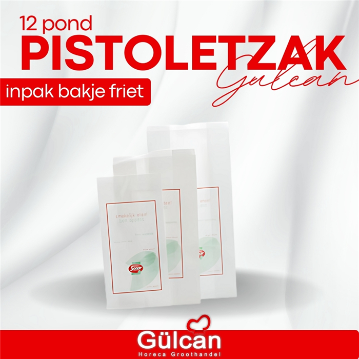 Pistoletzak 12 pond (inpak bakje friet)