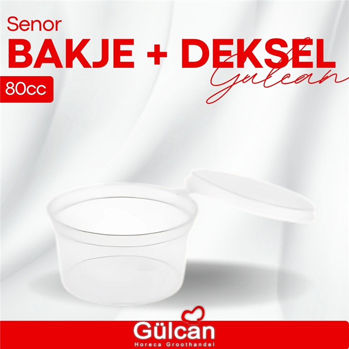 Senor Bakje + Deksel 80cc