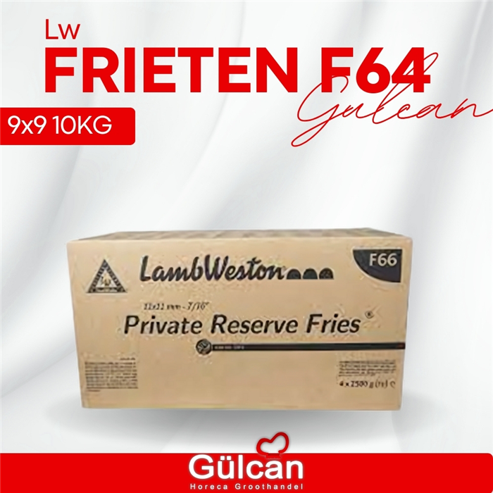 Lw frieten F64 9x9 10KG