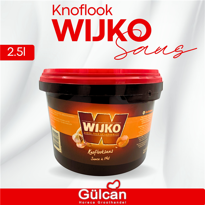 Wijko knoflook saus 2.5L