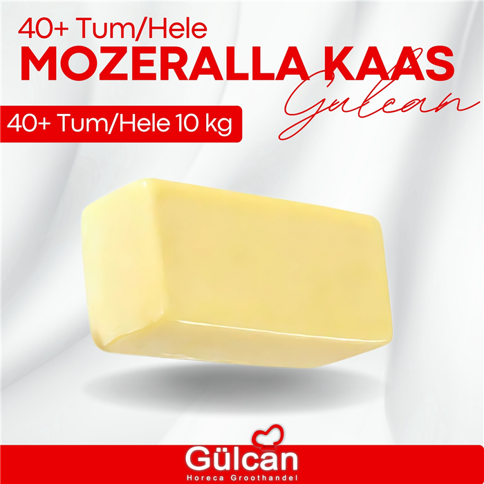 Mozeralla Kaas (40+) Tum/hele 10kg