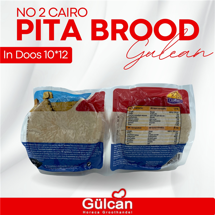 Pita Brood (no 2) Cairo. 2x5 X 12st
