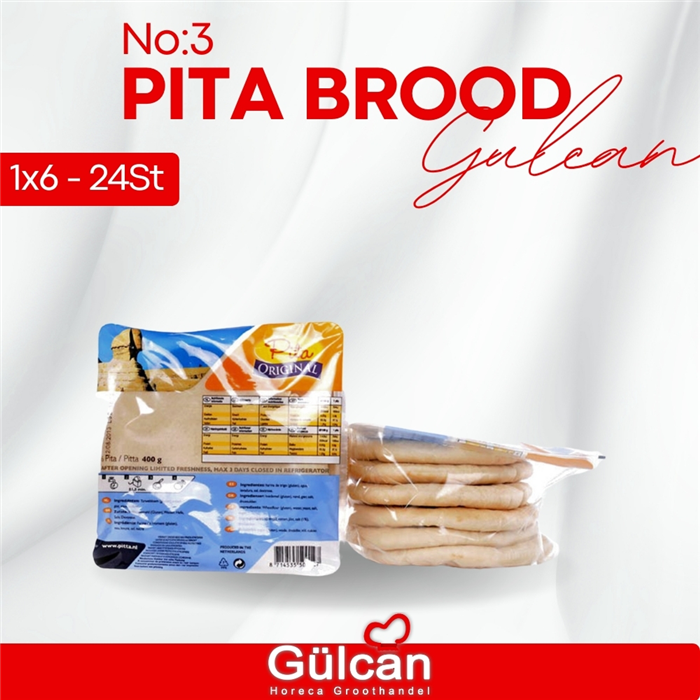 Pita brood no 3  1x6 x 24St