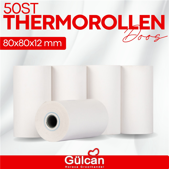 Thermorollen 80x80x12mm 50st/doos