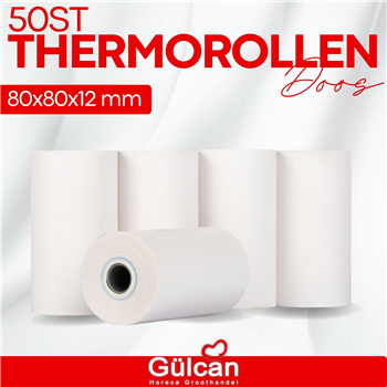 Thermorollen 80x80x12  50St/Doos takeaway