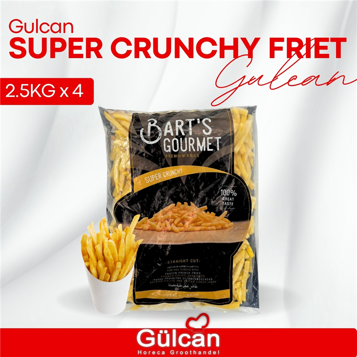 Gulcan Super Crunchy Friet 9/9 - 2.5kg X 4
