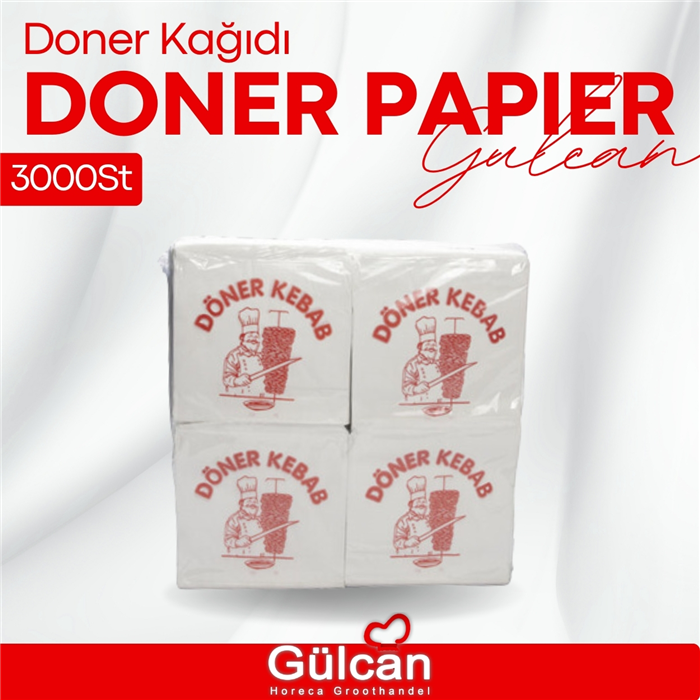 doner papier zakken 3000 stk 5.85 gr