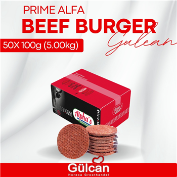 PRIME ALFA  BEEF BURGER 50 X 100GR 5kg