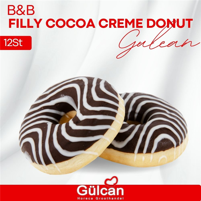 B&B FILLY COCOA CREME DONUT 12St