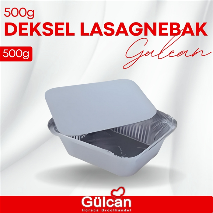 Deksel Lasagnebak 500g 100st