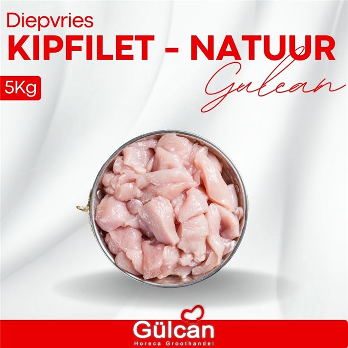 Kipfilet - natuur -gesnijden  diepvries 5KG