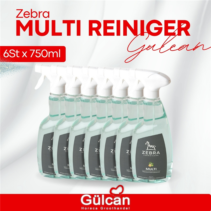 Zebra Multi Reiniger 6st X 750ml