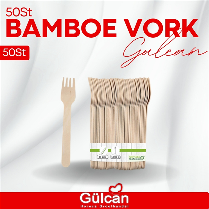 Bamboe Vork 50st