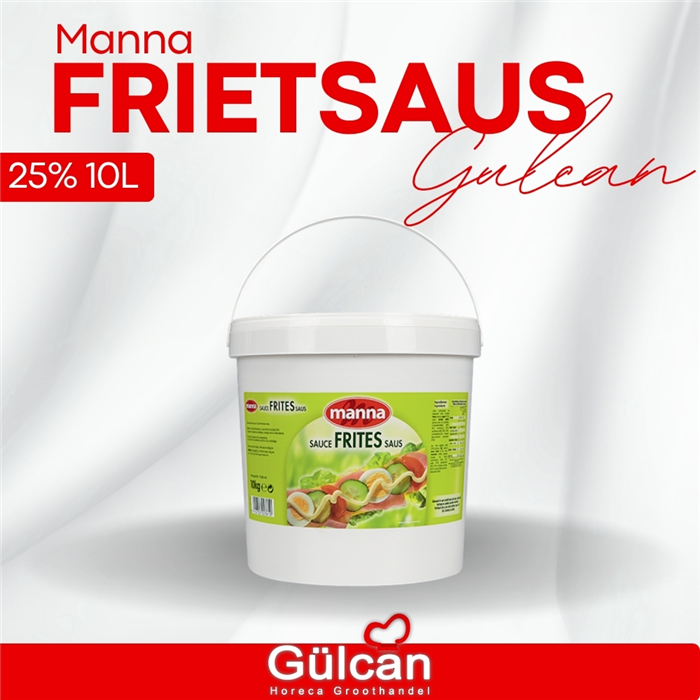 Manna frietsaus 25% 10L