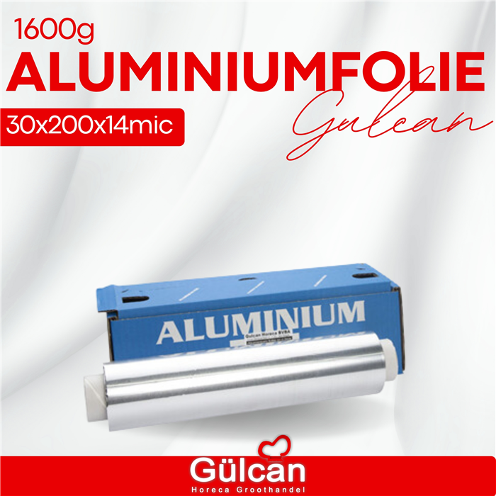 ***Aluminiumfolie 30x200x14mic 1600g