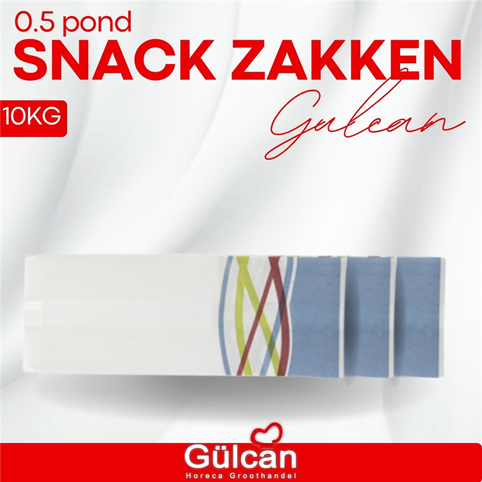 Snack Zakken 0.5 Pond 10kg - Portie Friet