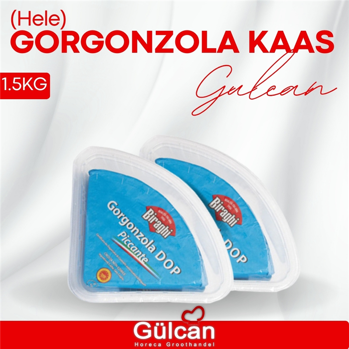 Gorgonzola (hele) Kaas 1.5kg